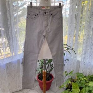 LEVIS - 510 Light Gray Boys Super Skinny Jeans